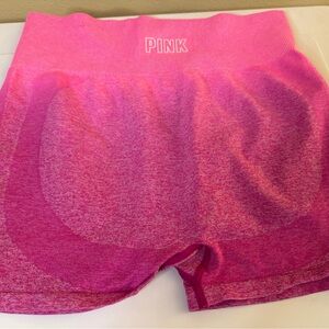 Victoria's Secret Pink Seamless Apparel.  13” from waist to bottom.